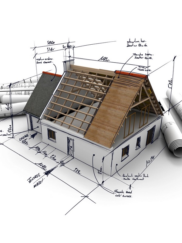 Construction de maisons neuves